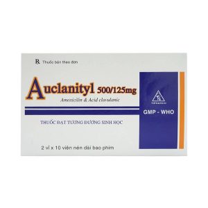Auclanityl 500/125Mg trị viêm phế quản, viêm phổi