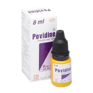 Povidine Povidon Iod 10 10 chai x 8ml loc v nhà thuốc medilive